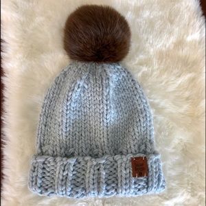 Hand knitted Baby Alpaca Wool Hat Ski Winter Hat
